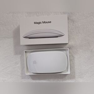 Apple Magic Mouse 2, MLA02LL/A, white color in original box with charger